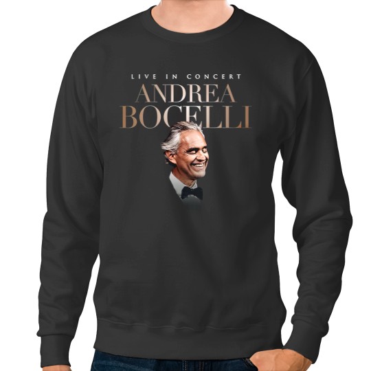 Discover Andrea Bocelli 2023 Valentine and Spring Tour Dates Merch -Sweatshirts