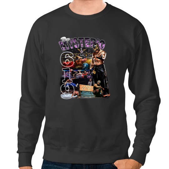 Discover Vintage Bootleg Style Rey Mysterio Sweatshirts, Rey Mysterio Wrestling Sweatshirts
