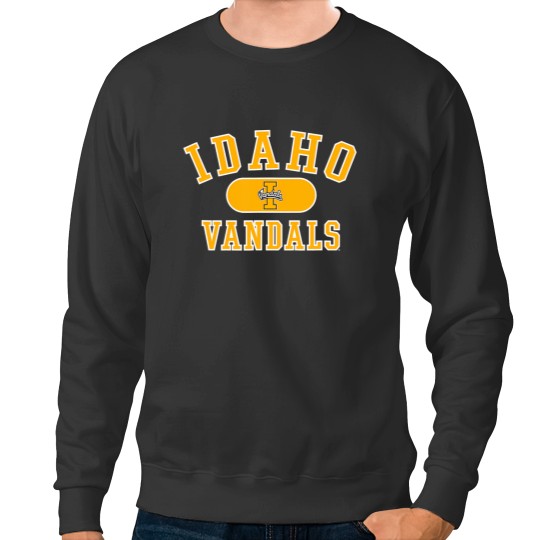 Discover idaho vandals varsity logo officially licensed black Sweatshirts