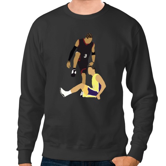 Discover Allen Iverson Steps Over Tyronn Lue Sweatshirts