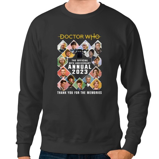 Discover Doctor Who 60th Anniversary 1963 ? 2023 Signature Sweatshirts