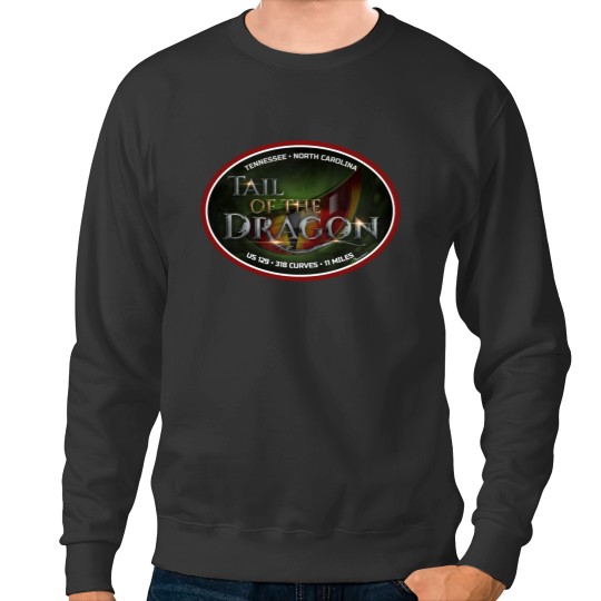 Discover Tail of the Dragon Road US 129 Motorcycle Sports Car Sticker  TShirt 0417 Sweatshirts