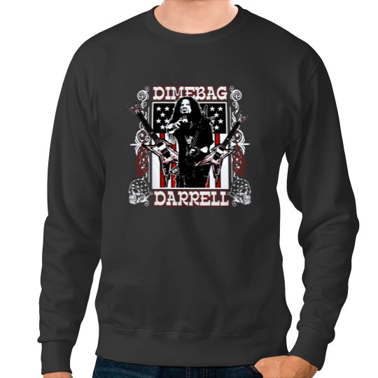 Discover Dimebag Darrell Mayhem Skull Band Sweatshirts