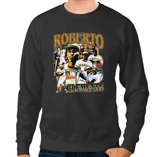 Discover Vintage 90s Graphic Style Roberto Clemente Sweatshirts - Roberto Clemente Sweatshirts