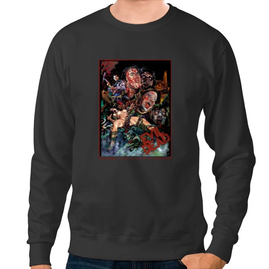 Discover Darkside Mag Art - Evil Dead by Rick Melton - Cotton Horror Sweatshirts