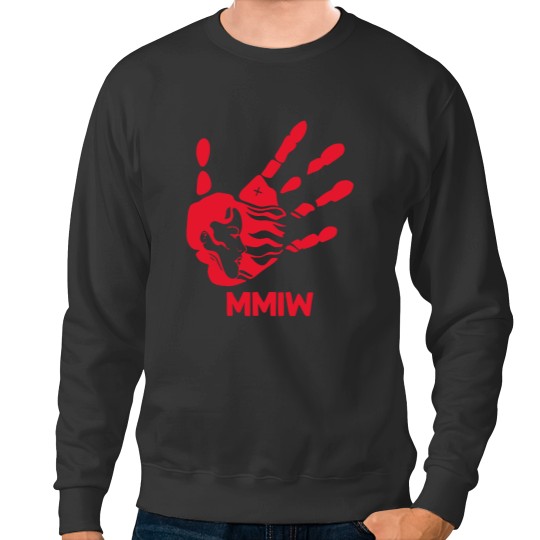 Discover Hand Red Mmiw New 2021 Sweatshirts, Bella Canvas 3001 Sweatshirts