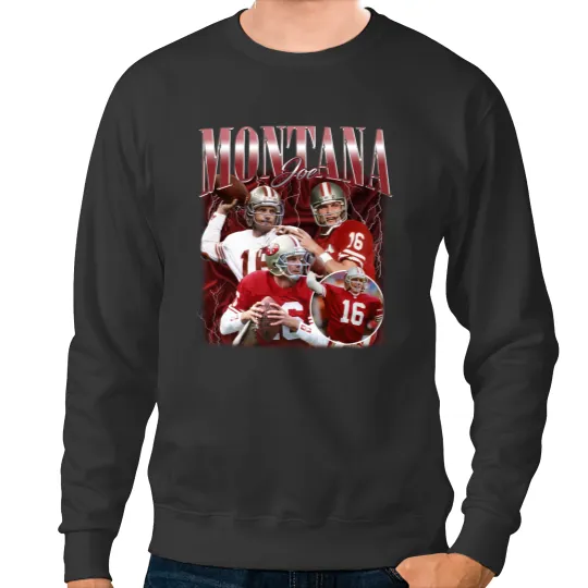 Discover Vintage Joe Montana Football Sweatshirt
