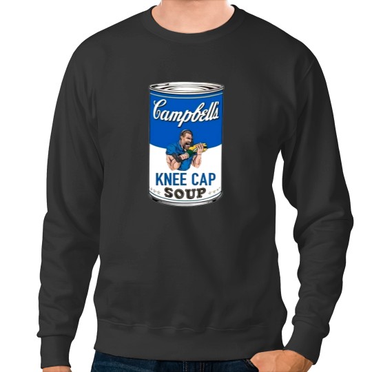 Discover Campbell's Kneecap Soup Graphic Sweatshirts, Dan Campbell's Kneecap Soup Graphic