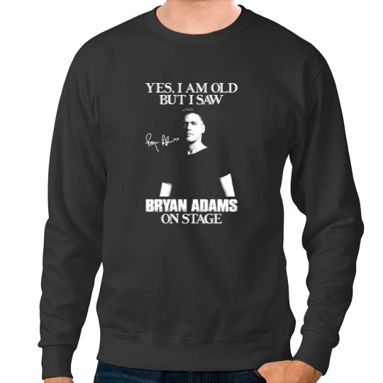 Discover Bryan Adams On Stage Signature Sweatshirts, Bryan Adams Fan Lovers Sweatshirts,