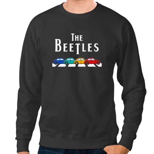 Discover Classic Vintage Buggy Car The Beetles Old Bugs Lov Sweatshirts