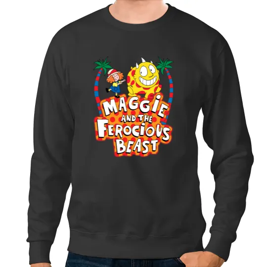 Discover Maggie And The Ferocious Beast Fitted Sweatshirts