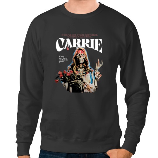 Discover Carrie 1976 Horror Movies Supernatural Halloween Sweatshirts, Carrie Sweatshirts Fan Gifts