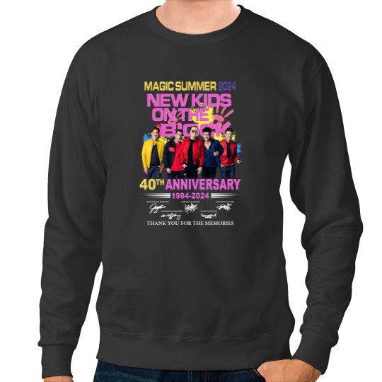 Discover Magic Summer 2024 NK on The Block 40th Anniversary 1984  2024 Thank You Sweatshirts