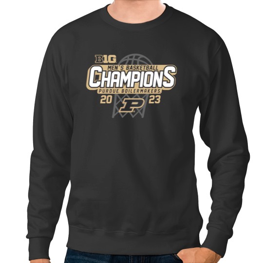 Discover Purdue Boilermakers Big Ten Champs Mens Basketball Sweatshirts