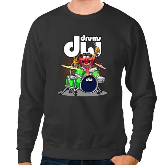 Discover ANIMAL DRUMMER DW GREEN DRUMS Classic Sweatshirts
