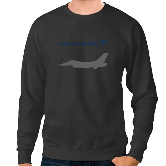 Discover Lockheed Martin F-16 Fighting Falcon Logo Unisex Sweatshirts