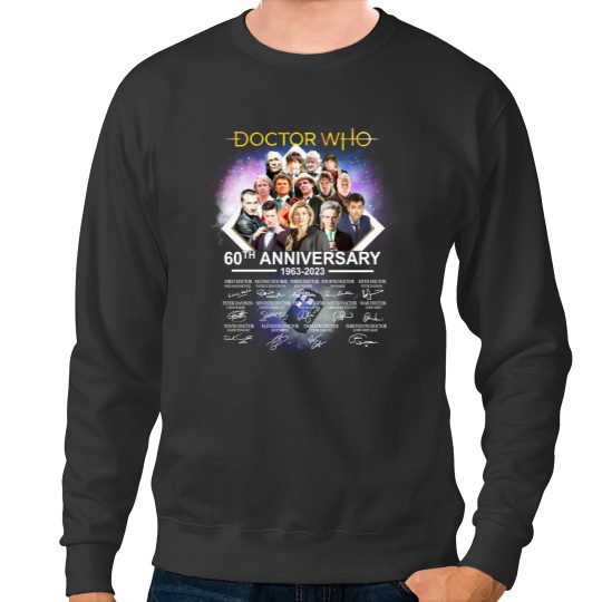 Discover Doctor Who 60th Anniversary 1963-2023 Thank You Sweatshirts