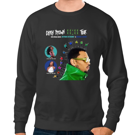 Discover Chris Brown 11:11 Tour 2024 Sweatshirts - Concert Collection