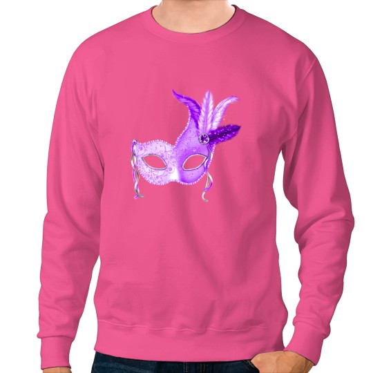Discover Venice Carnival Mardi Gras in New Orleans Mask Sweatshirts