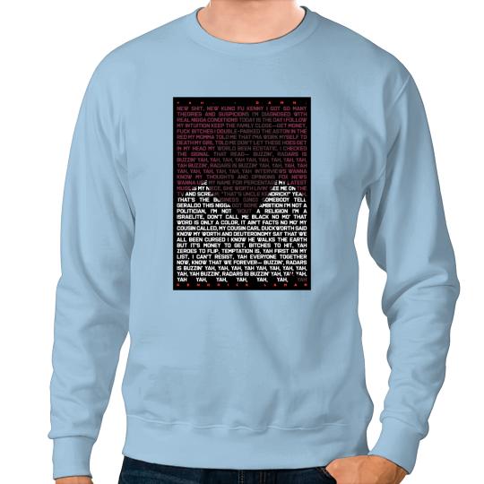 Discover YAH. lyrics Long .png Sweatshirts