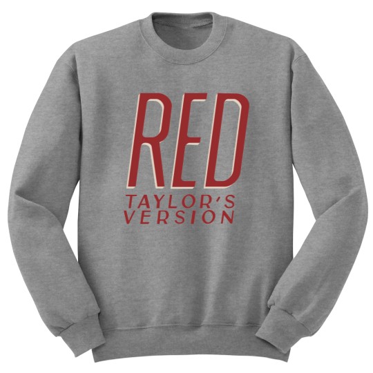 Discover RED TAYLOR'S VERSION Sweatshirts