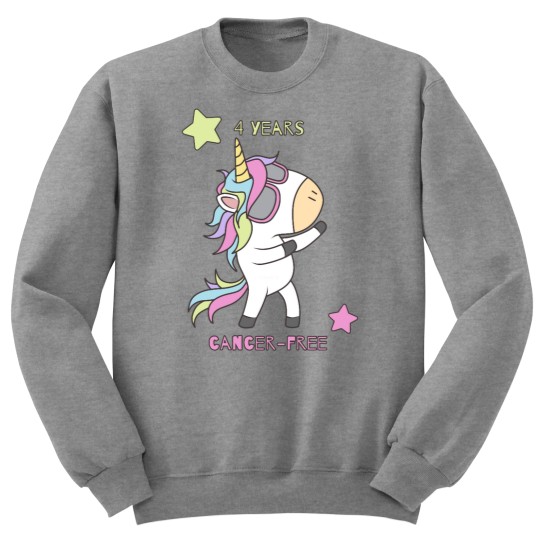 Discover 4 years cancer free .png Sweatshirts