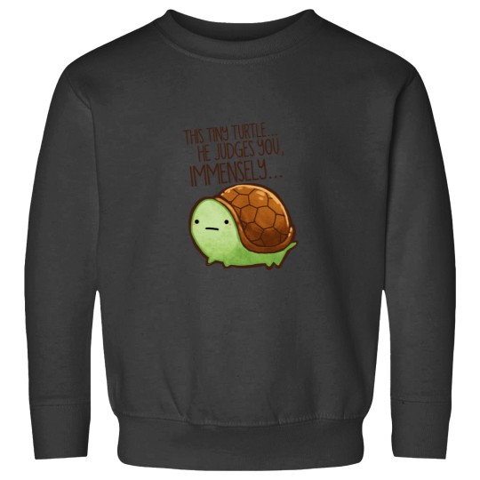 Discover This turtle.. he judges you. Sweatshirts