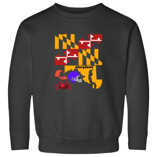Discover Maryland Flag and Sports Sweatshirts
