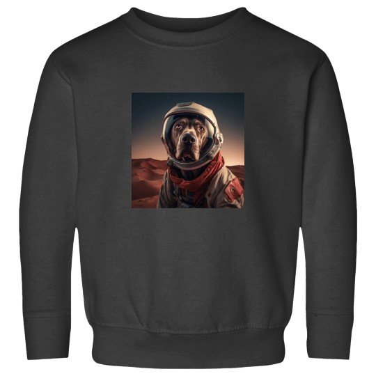 Discover weimaraner on a tour to mars Sweatshirts