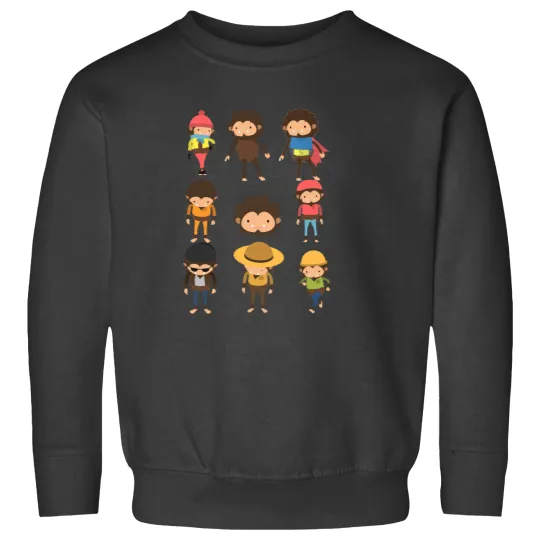 Discover Sneaky Sasquatch Compilation Sweatshirts
