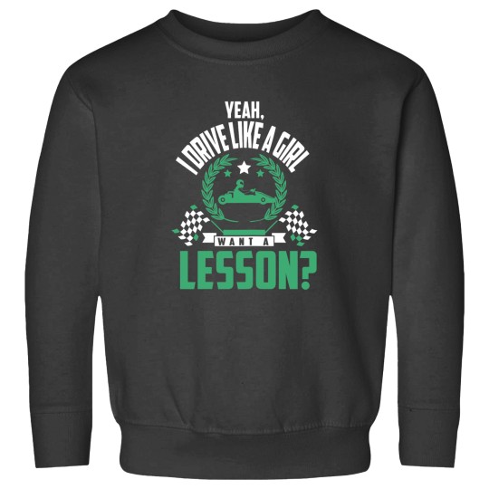 Discover GoKart Shirt Funny Girl Go Kart Racing GoKart Racer Sweatshirts
