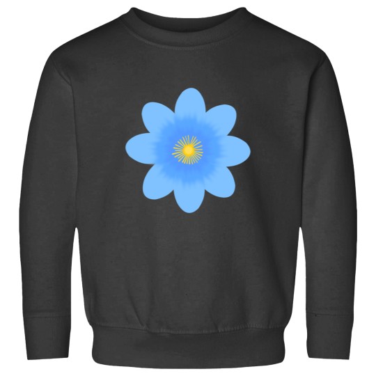 Discover Vintage Flower Pattern Blue Flower Sweatshirts