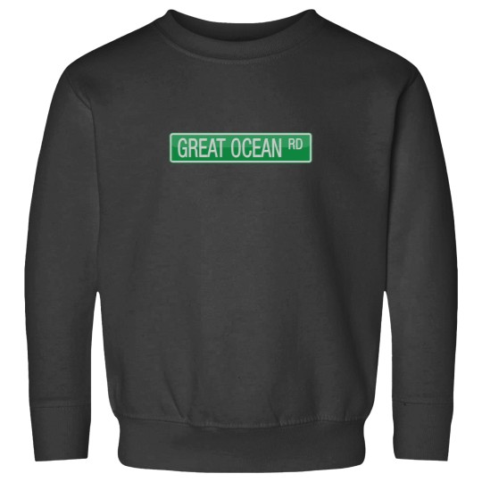 Discover 020 Great Ocean Road street sign Sticker Sweatshirts