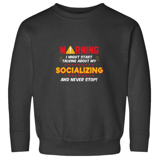 Discover Copy oFunny Socializing Networking Social Butterfly Joke Graphic Sweatshirts