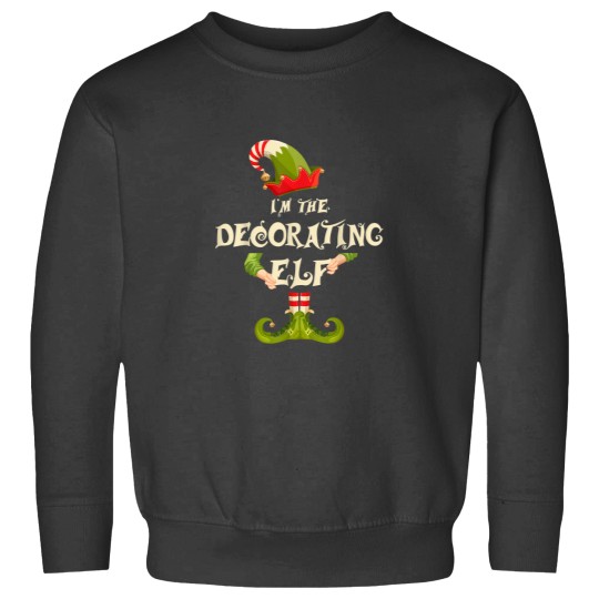 Discover Im The Decorating Elf Shirt Women Christmas Pajamas Costume 6728 Sweatshirts