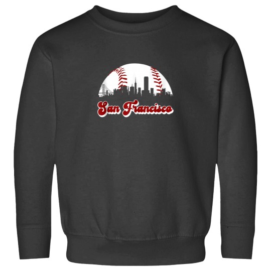 Discover Baseball San Francisco Vintage Giant Ball National Pastime Sweatshirts