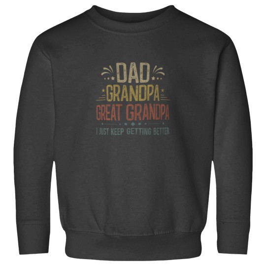 Discover Fathers Day Gift from Grandkids Dad Grandpa Great Grandpa Sweatshirts