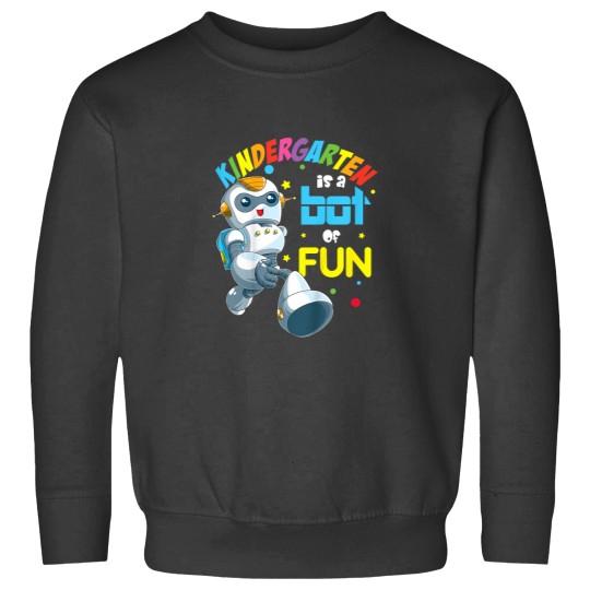 Discover Kids Back to School Kindergarten Cool Robot 4393 Sweatshirts