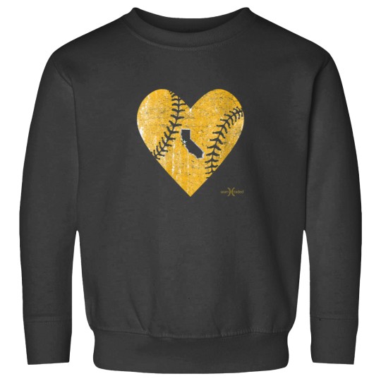 Discover Vintage Oakland Baseball Heart Sweatshirts