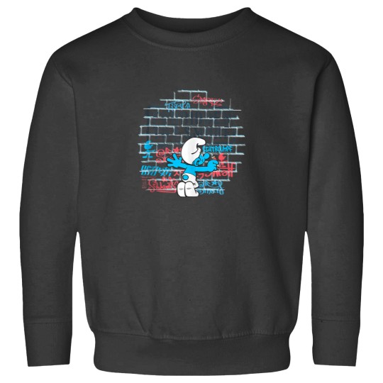 Discover The Smuurfs Forbidden to Smurf Street Art Sweatshirts