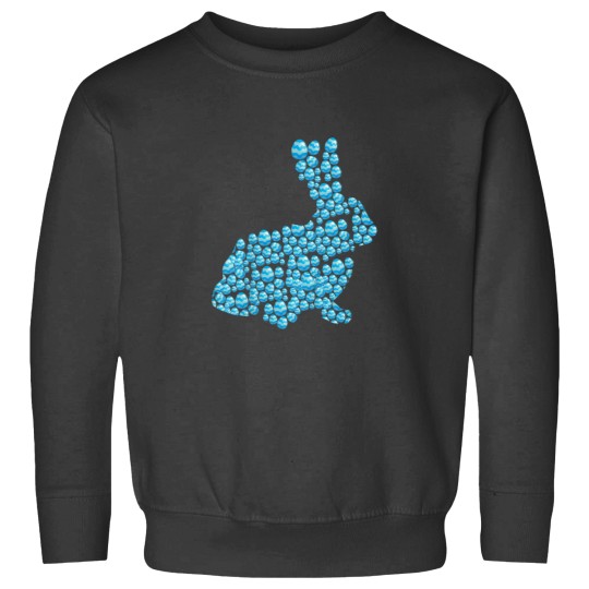 Discover Kids Bunny Easter Egg Pattern Cute Rabbit Boys Girls Sweatshirts