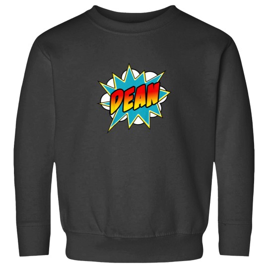 Discover Kids Boys Dean Name Comic Book Superhero Sweatshirts