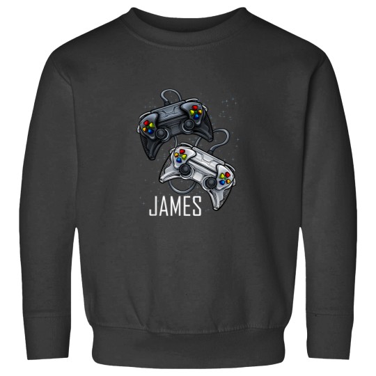 Discover James Video Game Online Gaming Gamer Player Boys Name 3911 Sweatshirts