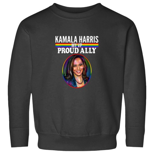 Discover Kamala Harris My VP is a Proud Ally LGBT Pride Month Flag Sweatshirts