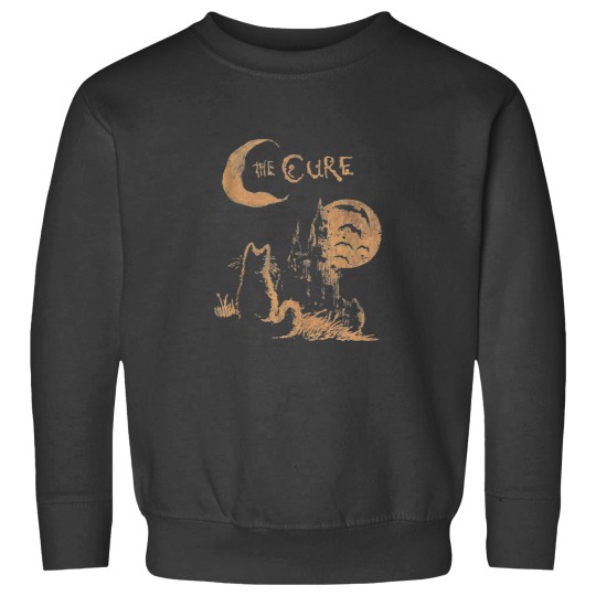 Discover The Cure Cat Moon Sweatshirts