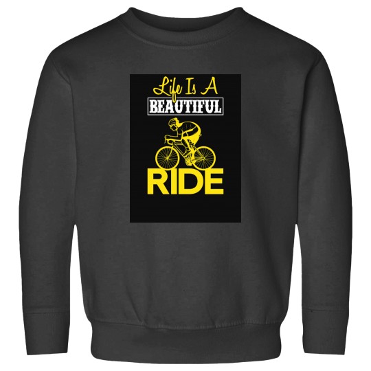 Discover Bicycle life is a beautiful ride Sweatshirts