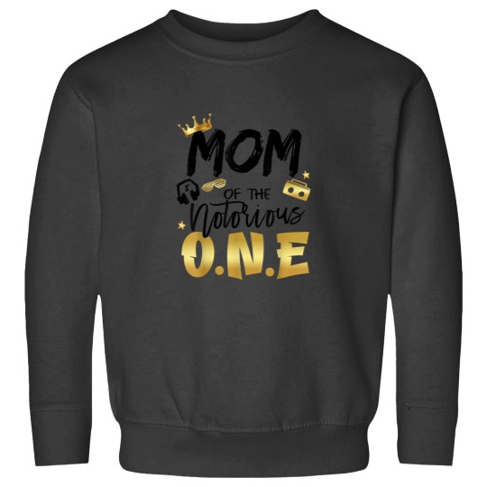 Discover Mom Of The Notorious One 1st Birthday School Hip Hop Party Sweatshirts