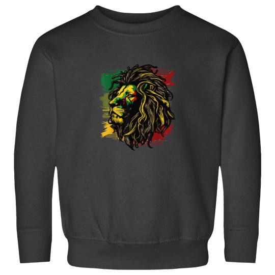 Discover Jamaican Lion Jamaican Rasta Flag Lion Of Judah Reggae Music 4899 Sweatshirts