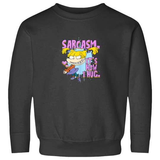Discover Mademark x Rugrats Angelica Sarcasm Its How I Hug Sweatshirts