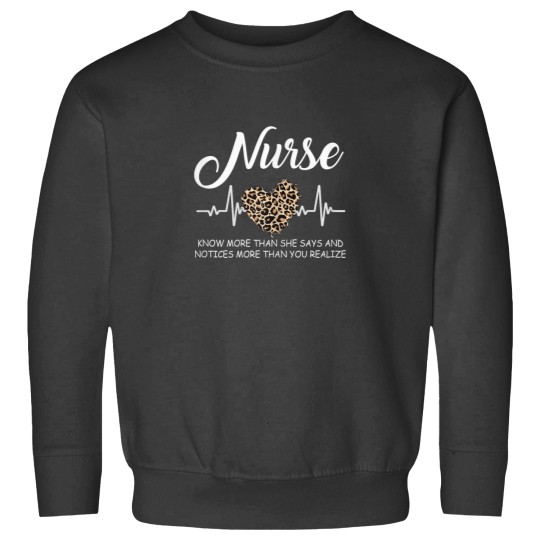 Discover Nurse Definition Cute Leopard Sweatshirts